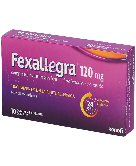 FEXALLEGRA*10CPR RIV 120MG - pharmaonline24.it