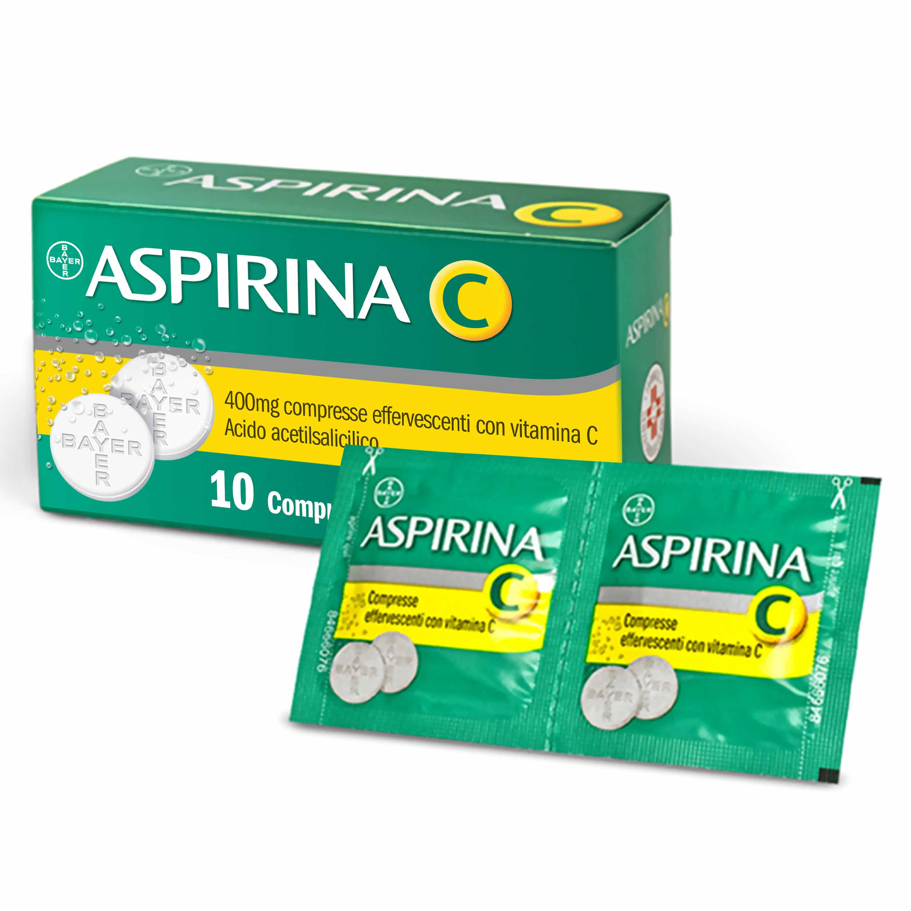 ASPIRINA C*10CPR EFF 400+240MG - pharmaonline24.it