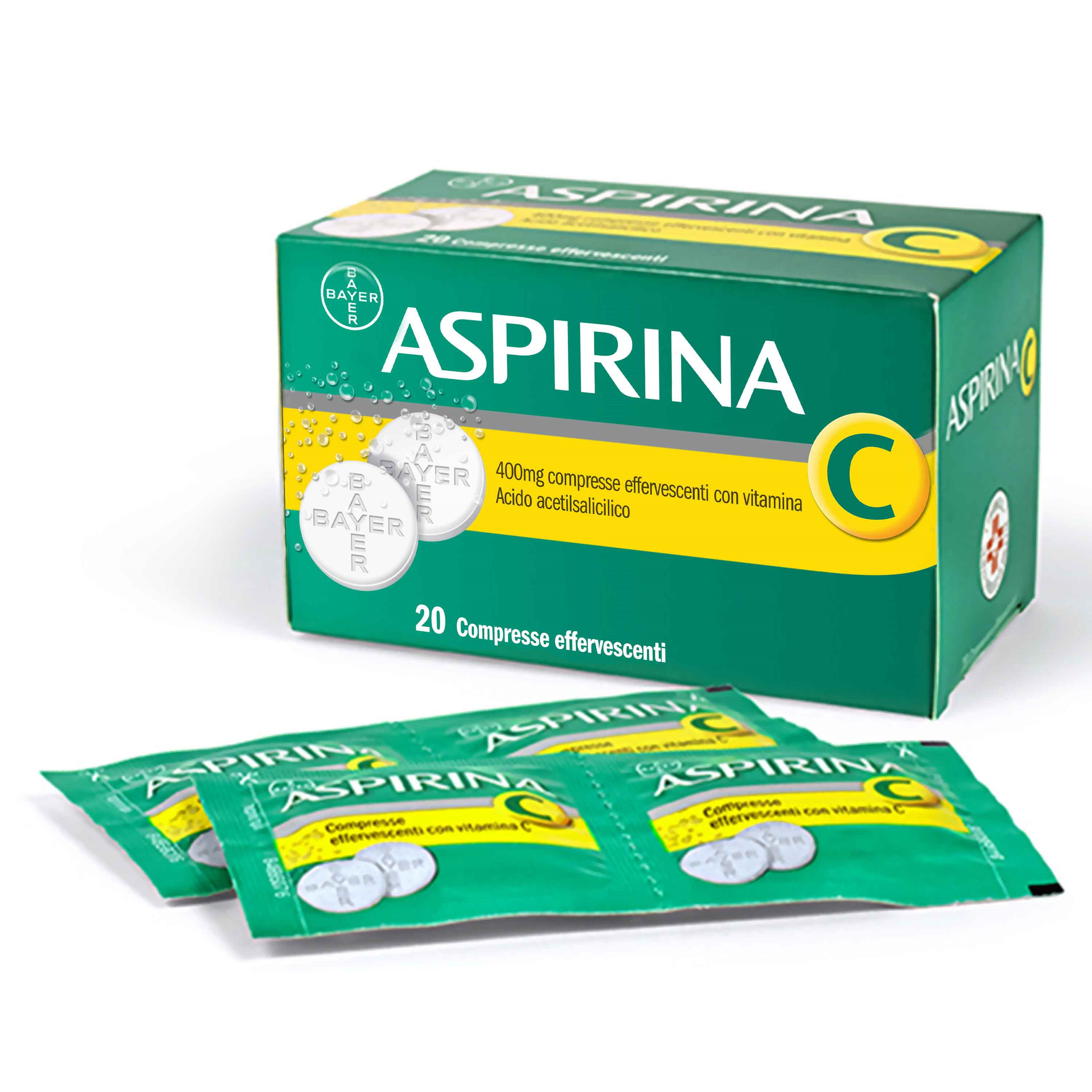 ASPIRINA C*20CPR EFF 400+240MG - pharmaonline24.it
