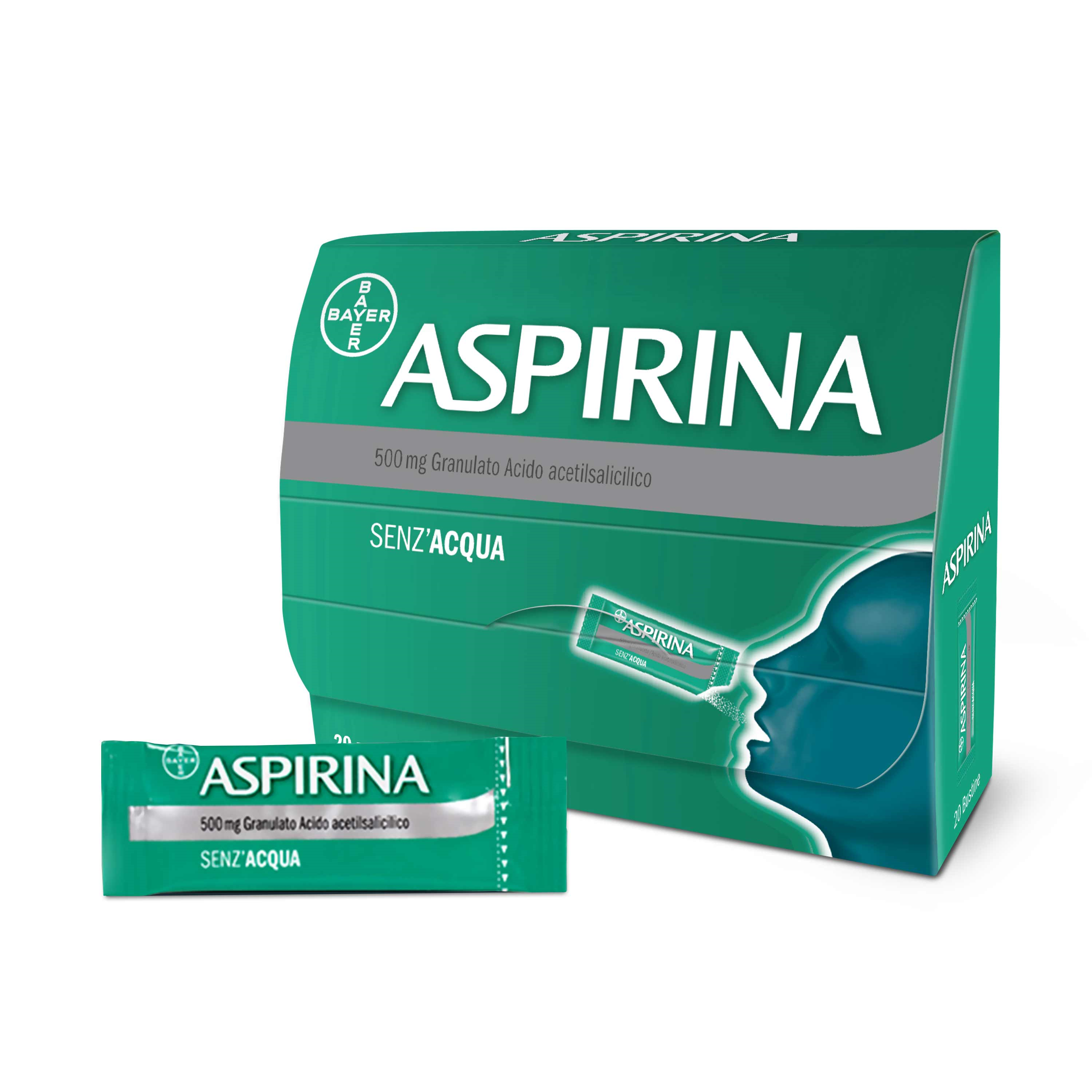ASPIRINA*OS GRAT 20BUST 500MG - pharmaonline24.it