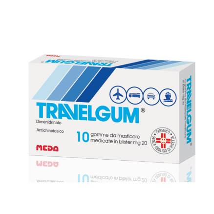 TRAVELGUM*10GOMME MAST 20MG - pharmaonline24.it