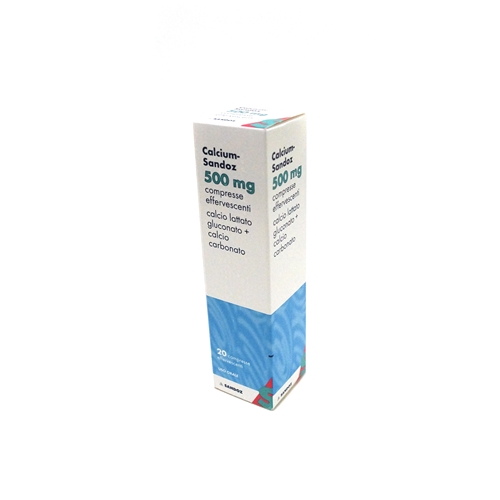 CALCIUM SANDOZ*20CPR EFF 500MG - pharmaonline24.it
