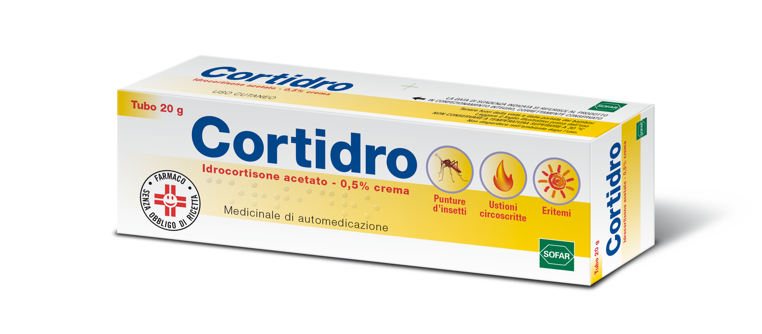 CORTIDRO*CREMA 20G 0,5% - pharmaonline24.it