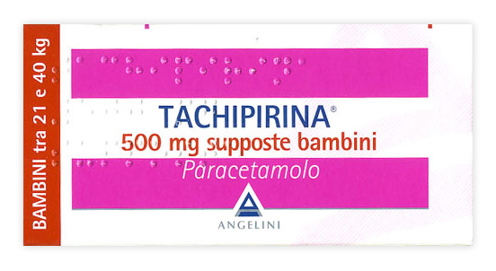 TACHIPIRINA*BB 10SUPP 500MG - pharmaonline24.it