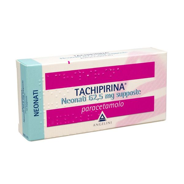TACHIPIRINA*NEO 10SUPP 62,5MG - pharmaonline24.it