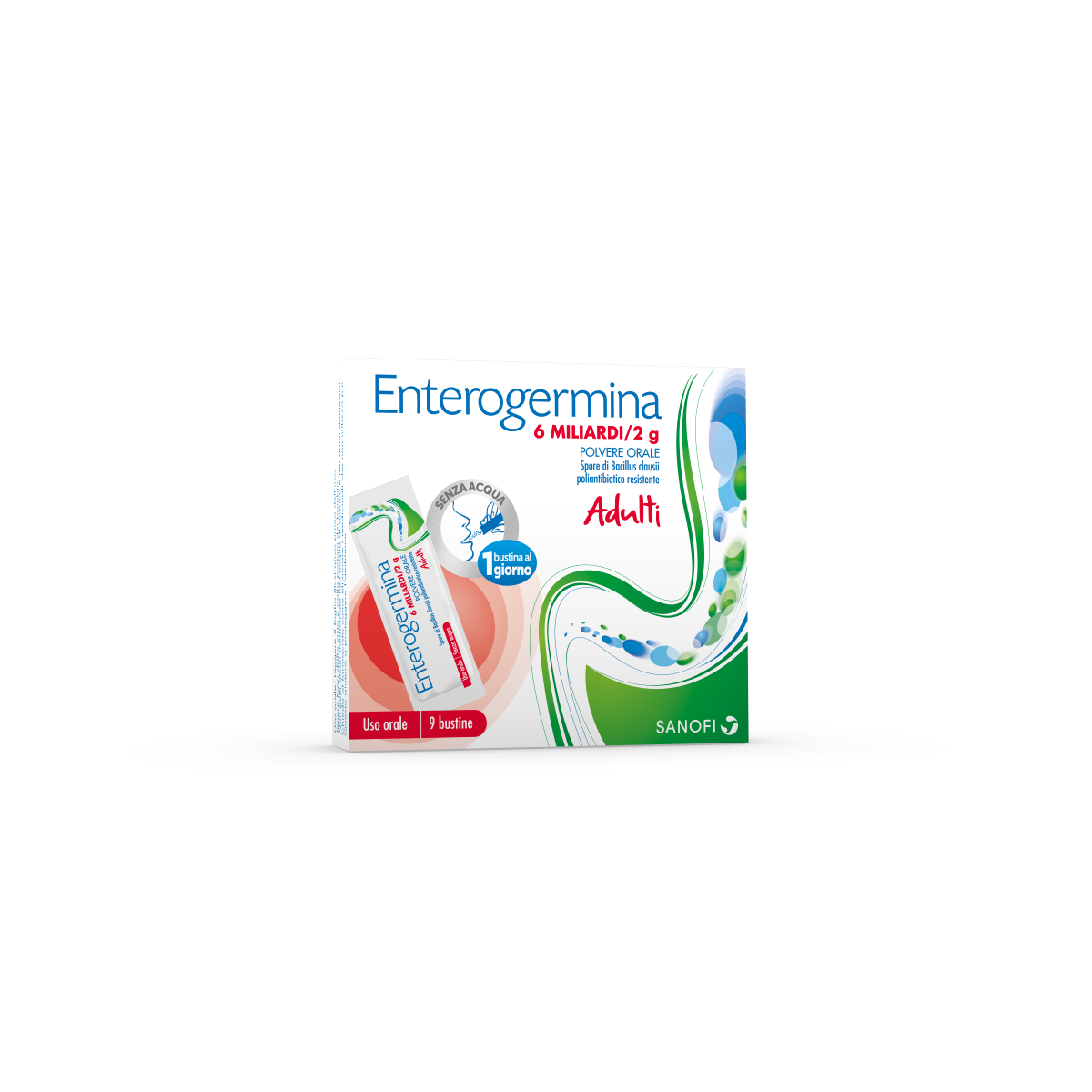 ENTEROGERMINA*OS 9BS 6MLD/2G - pharmaonline24.it