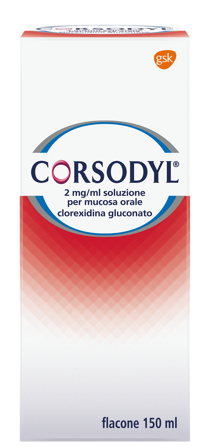 CORSODYL*SOLUZ 150ML 200MG/100 - pharmaonline24.it