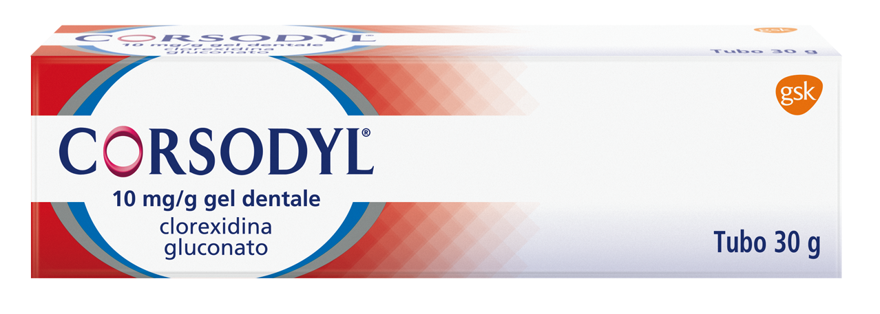 CORSODYL*GEL DENT 30G 1G/100G - pharmaonline24.it