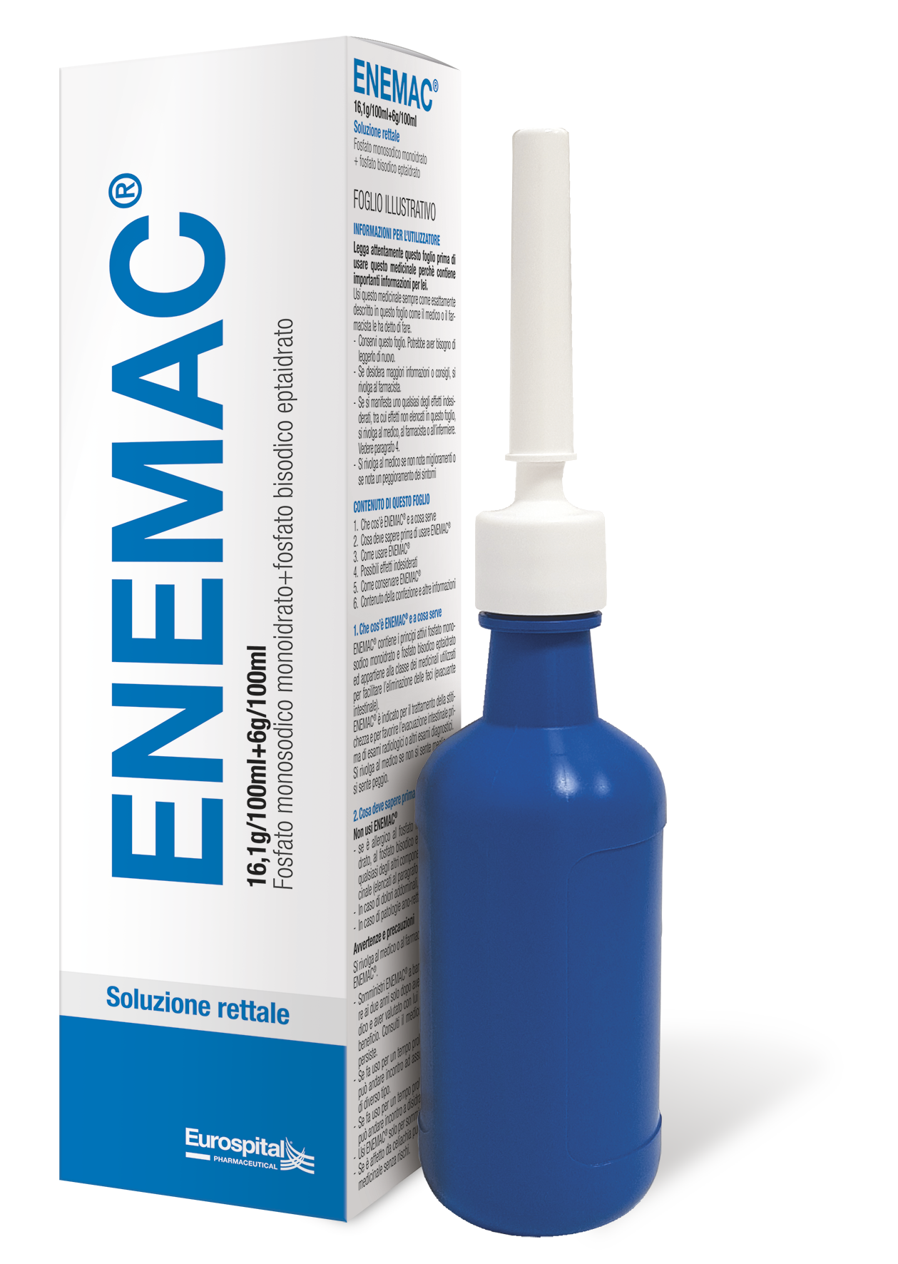 ENEMAC*FL 130ML 16,1+6/100ML - pharmaonline24.it