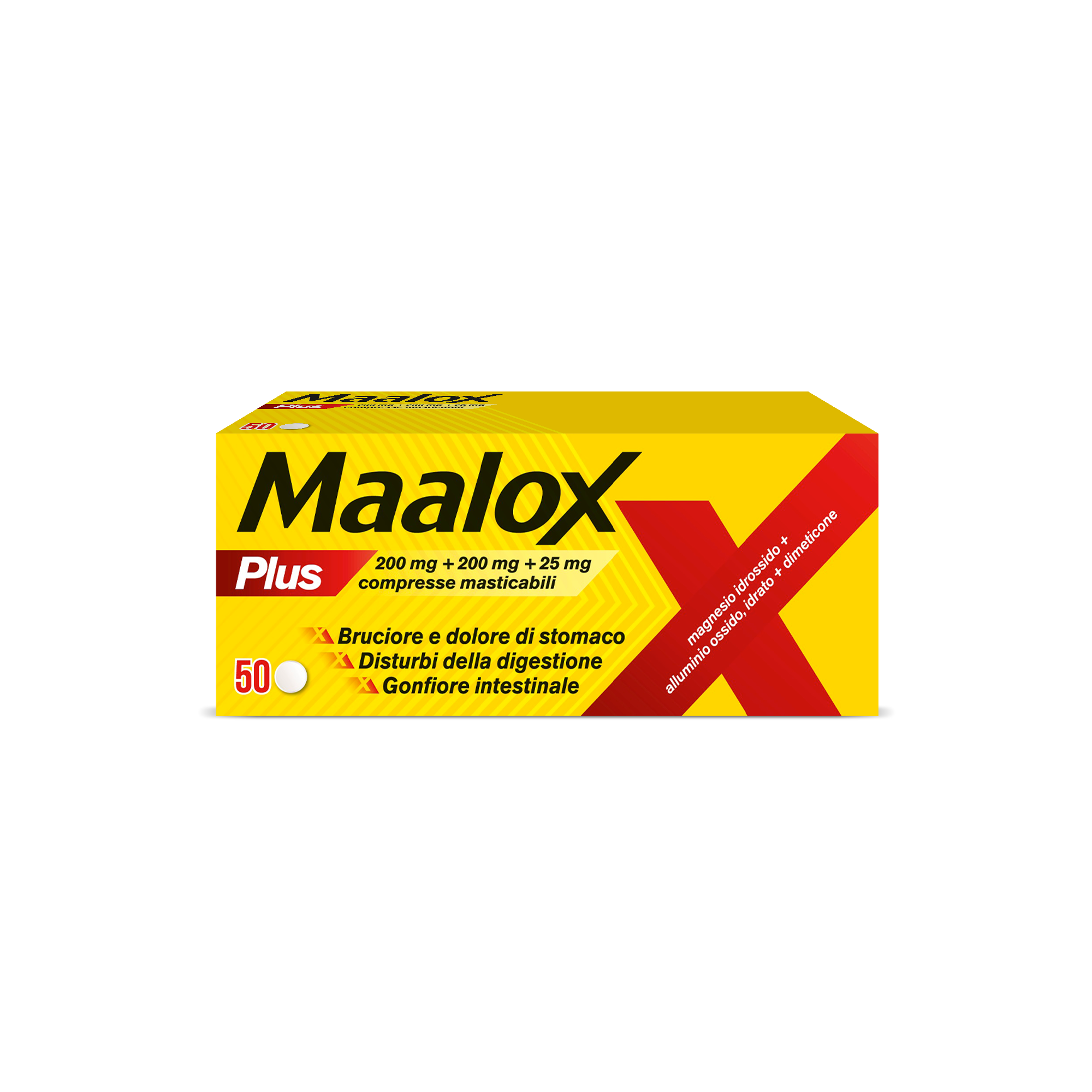 MAALOX PLUS*50CPR MAST - pharmaonline24.it