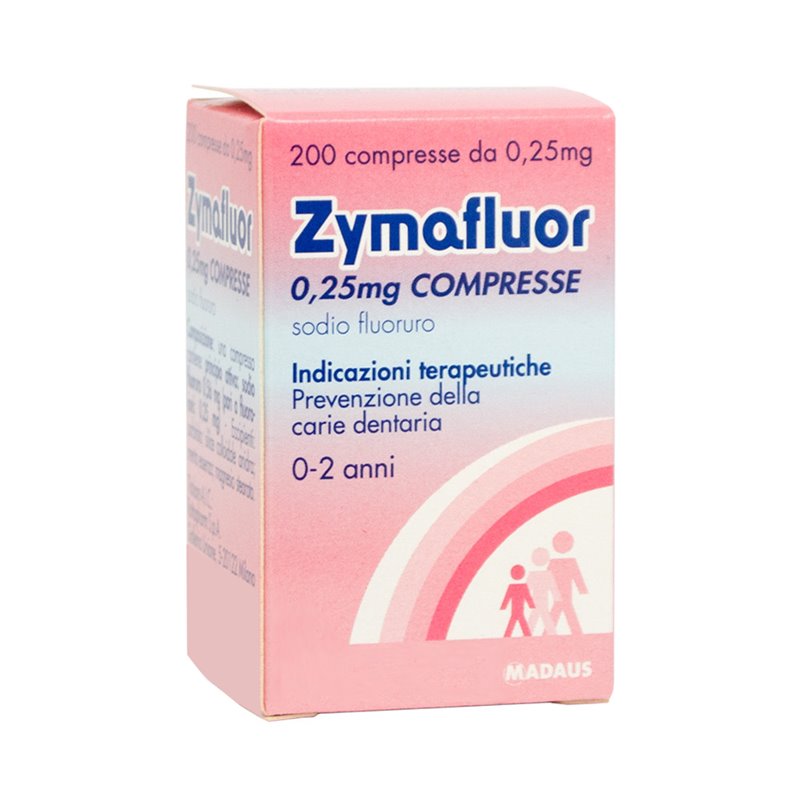 ZYMAFLUOR*200CPR 0,25MG - pharmaonline24.it