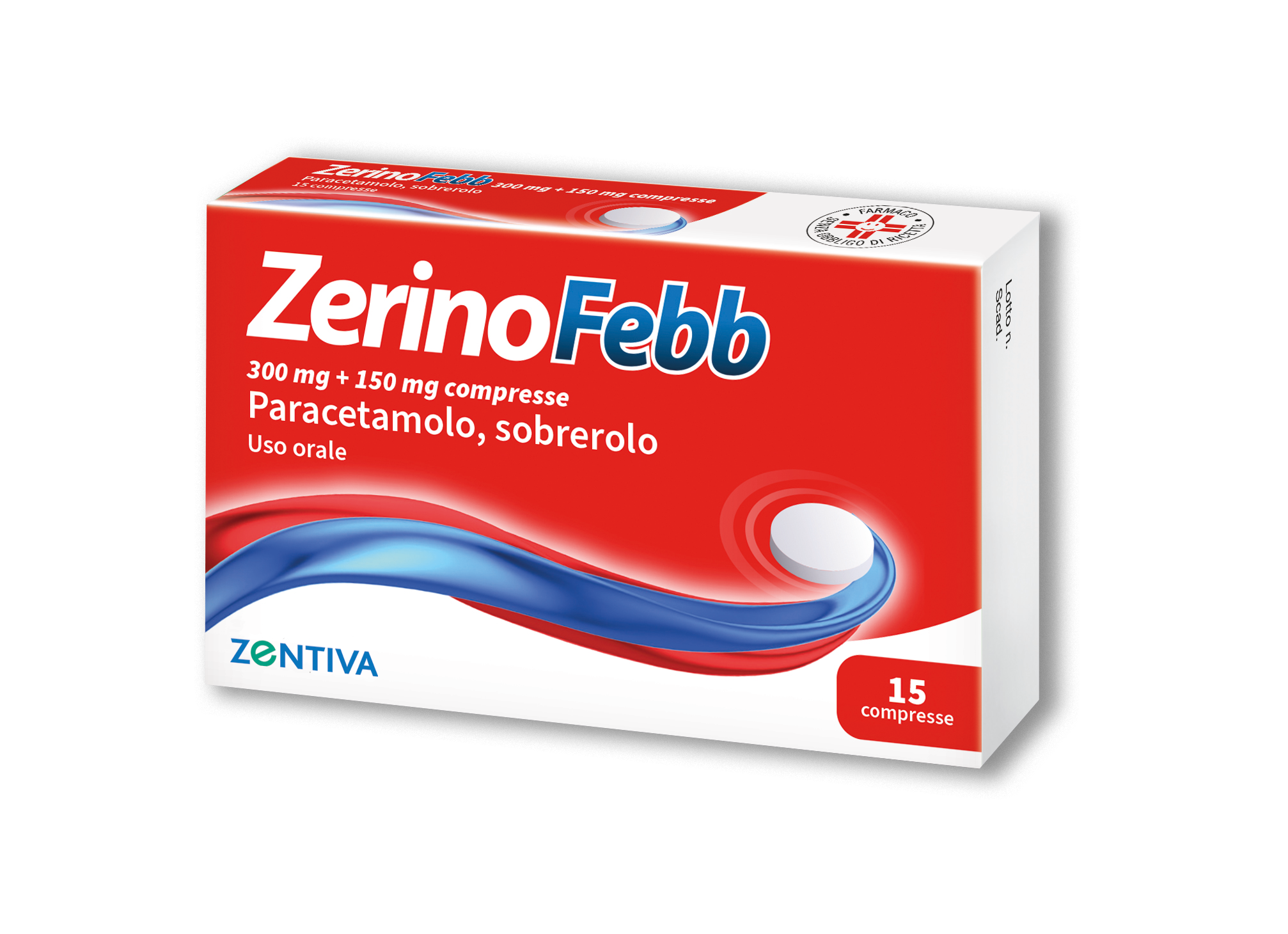 ZERINOFEBB*AD 15CPR 300+150MG - pharmaonline24.it