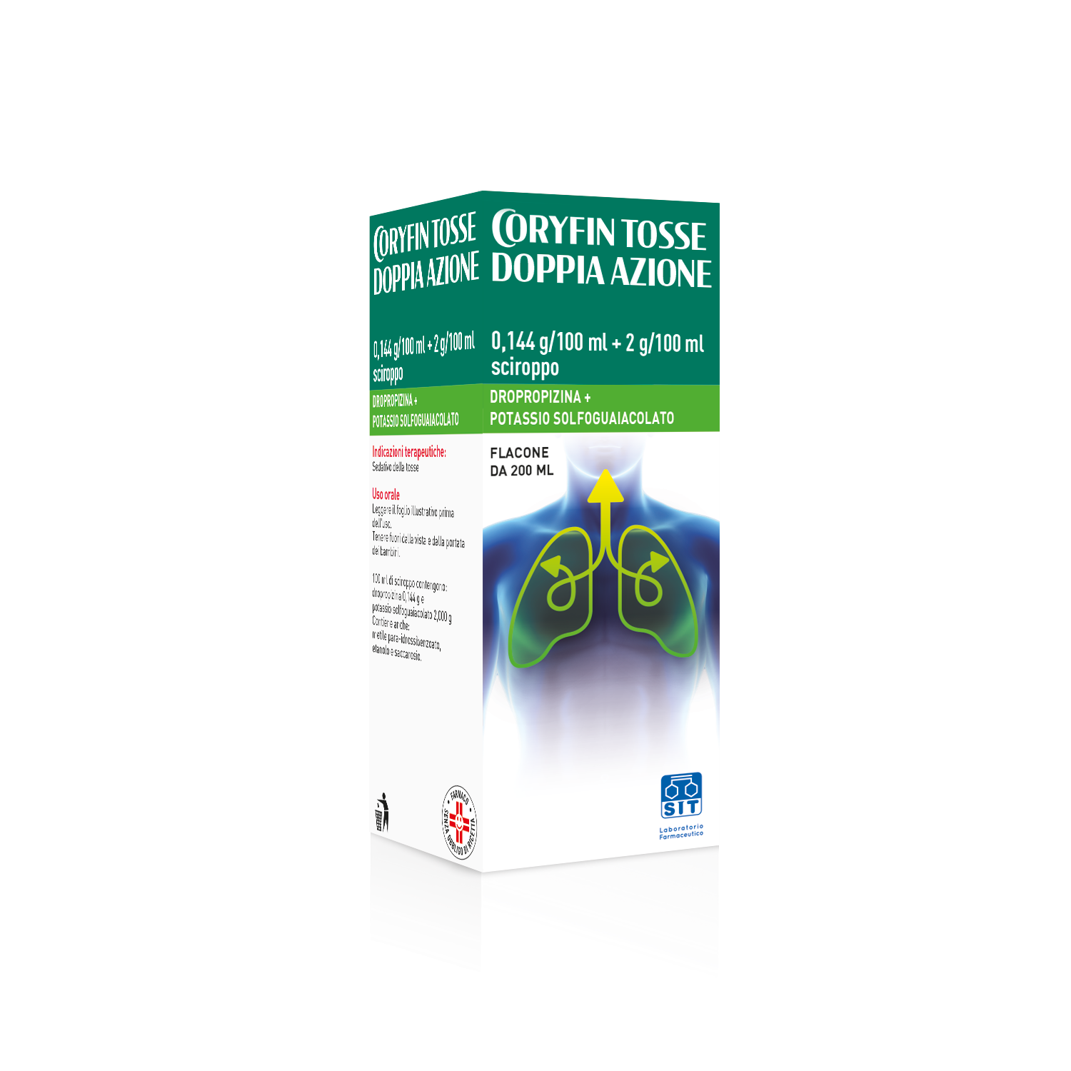 CORYFIN TOSSE DOPPIA AZ*200ML - pharmaonline24.it