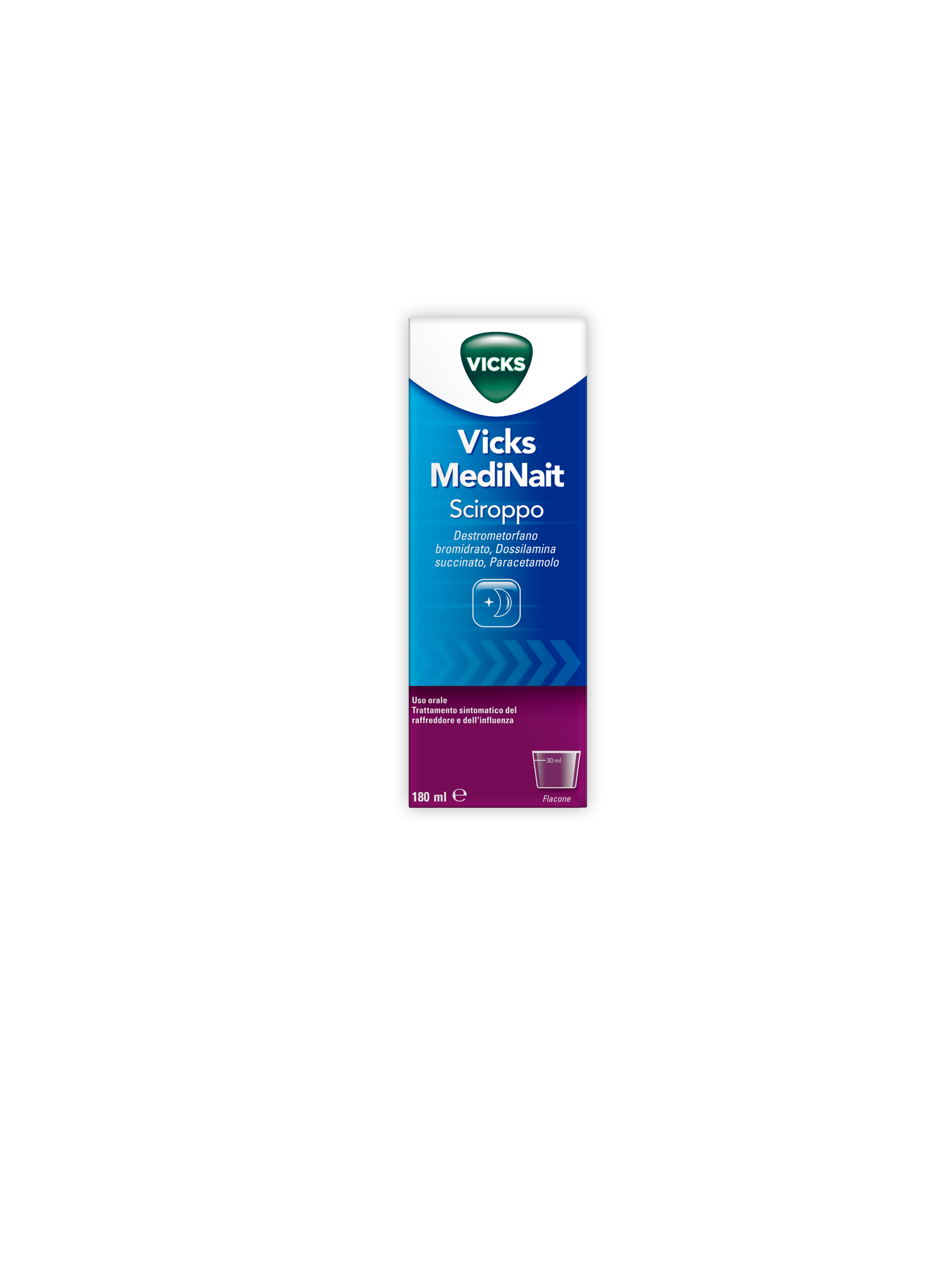 VICKS MEDINAIT*SCIR 180ML - pharmaonline24.it