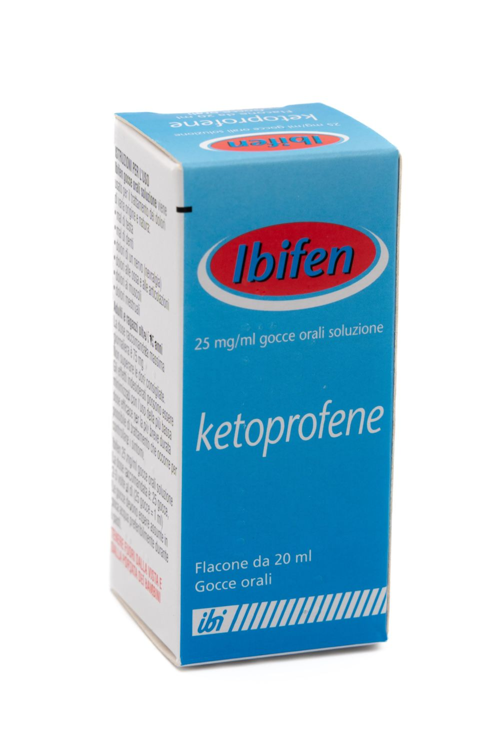 IBIFEN*OS GTT FL 20ML 25MG/ML - pharmaonline24.it