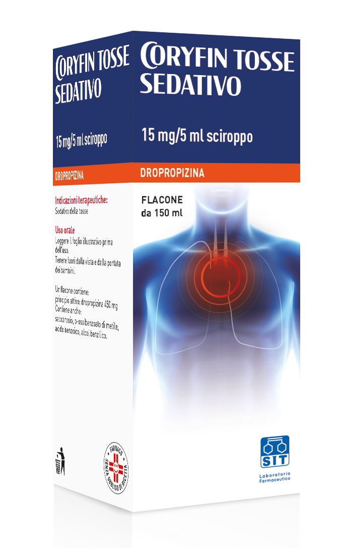 CORYFIN TOSSE SE*150ML15MG/5ML - pharmaonline24.it