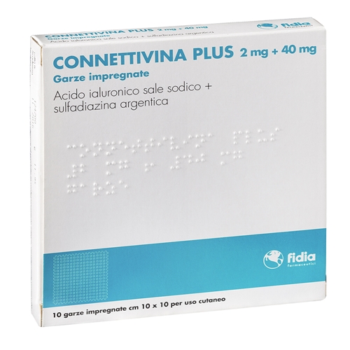 CONNETTIVINA PLUS*10GARZE10x10 - pharmaonline24.it