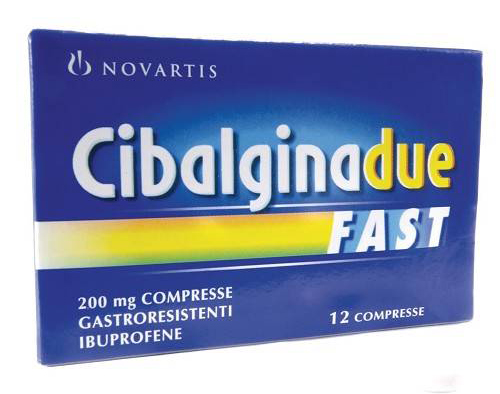 CIBALGINA DUE FAST*12CPR 200MG - pharmaonline24.it