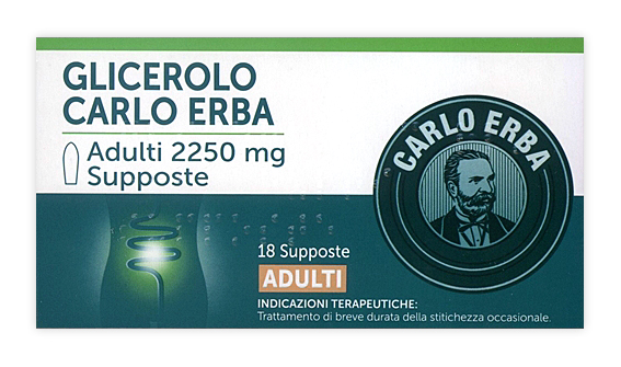 GLICEROLO*AD 18SUPP 2250MG - pharmaonline24.it