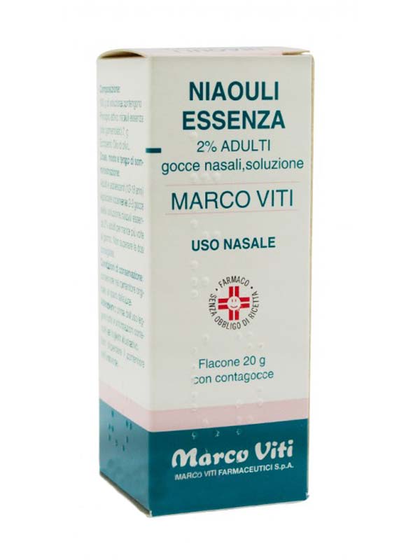 NIAOULI ESSENZA MV*2% GTT 20G - pharmaonline24.it