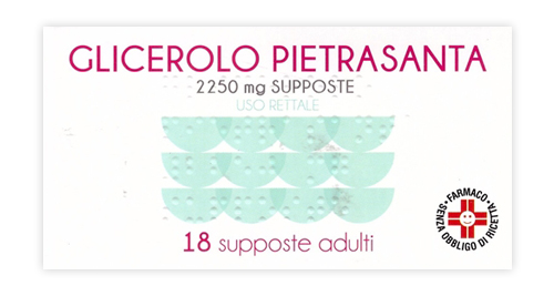 GLICEROLO*AD 18SUPP 2250MG - pharmaonline24.it