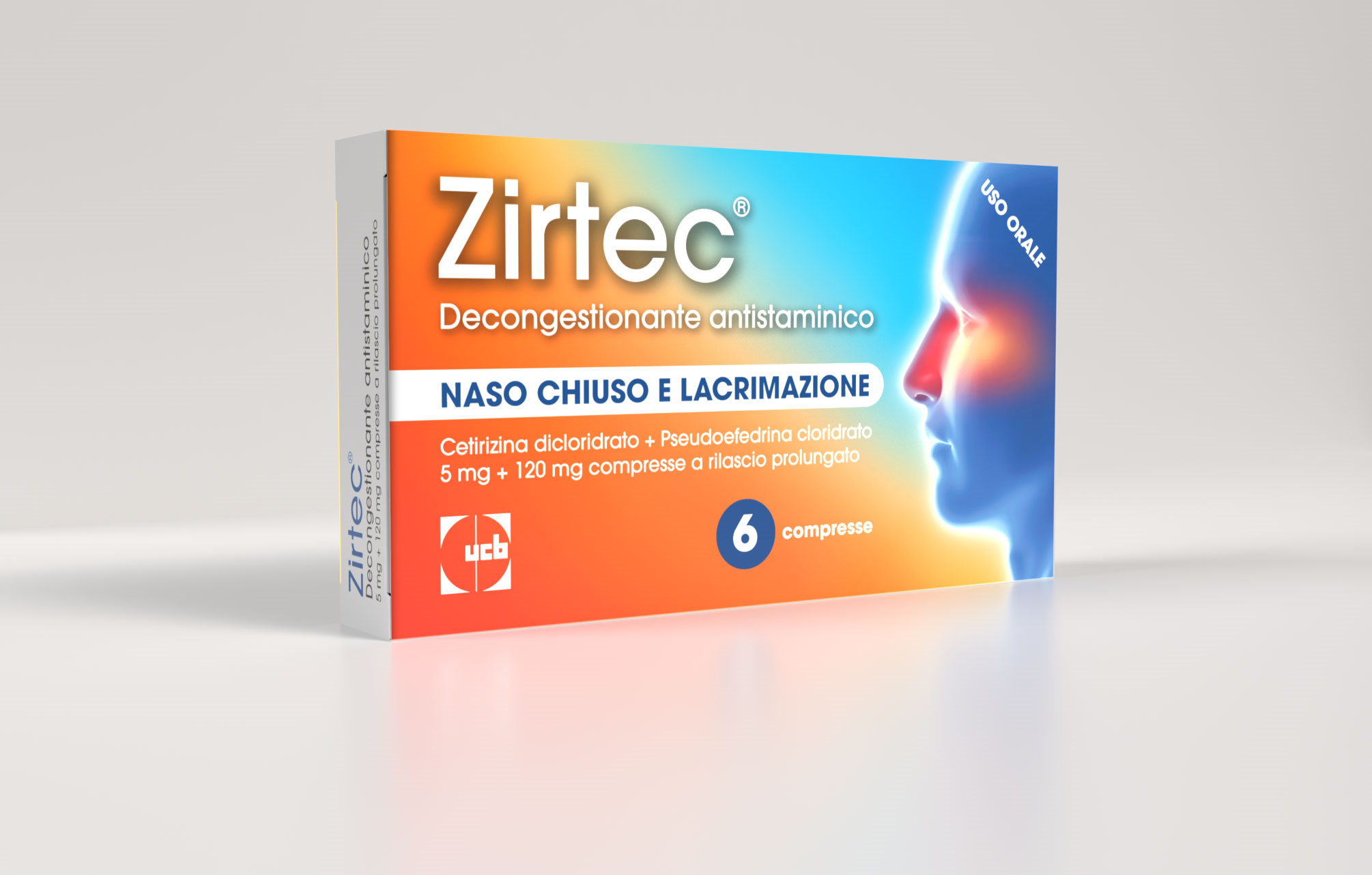 ZIRTEC DECONG ANT*6CPR 5+120MG - pharmaonline24.it