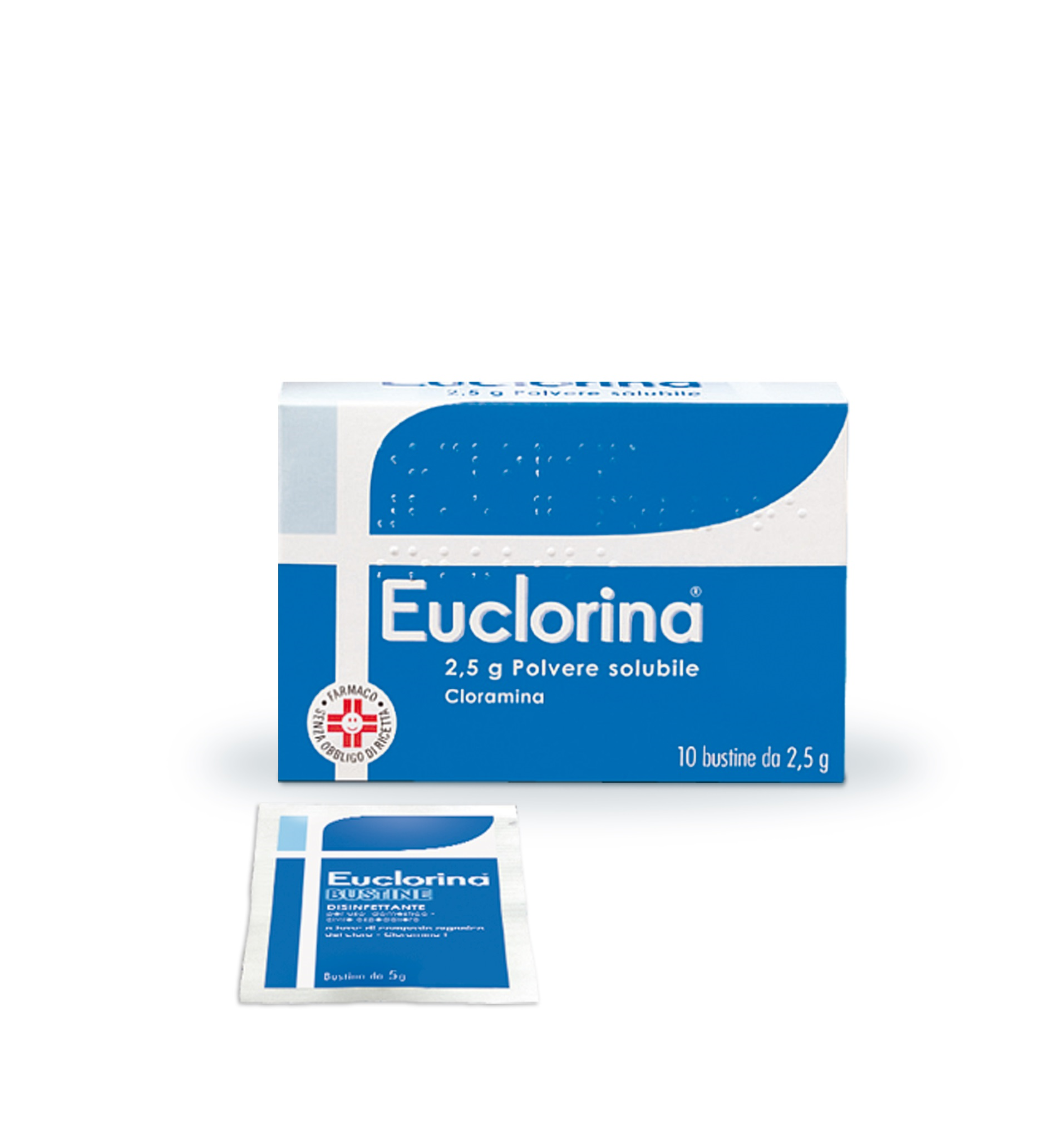 EUCLORINA*POLV SOL 10BUST 2,5G - pharmaonline24.it