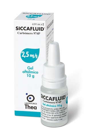 SICCAFLUID*GEL OFT 10G 2,5MG/G - pharmaonline24.it