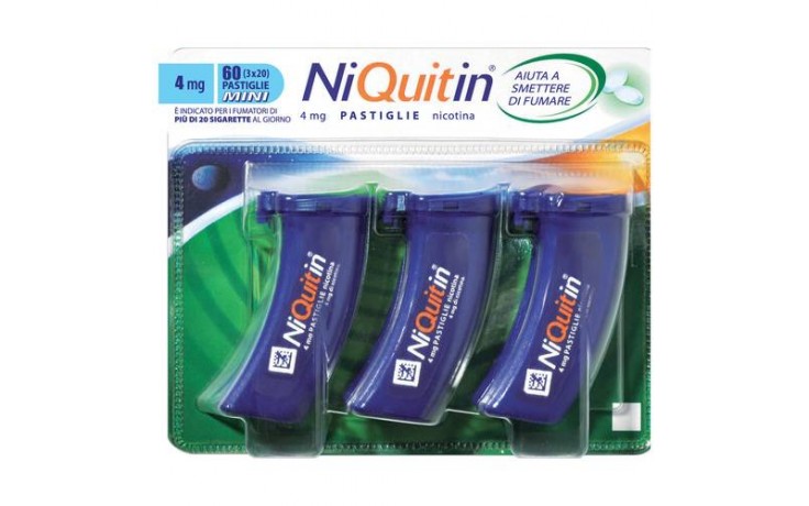 NIQUITIN*60PASTL 4MG MENTA FL - pharmaonline24.it