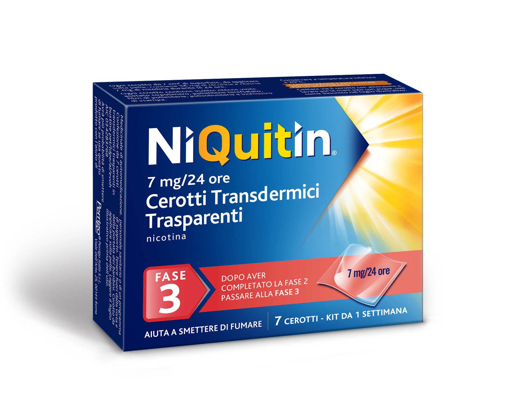 NIQUITIN*7CER TRANSD 7MG/24H - pharmaonline24.it