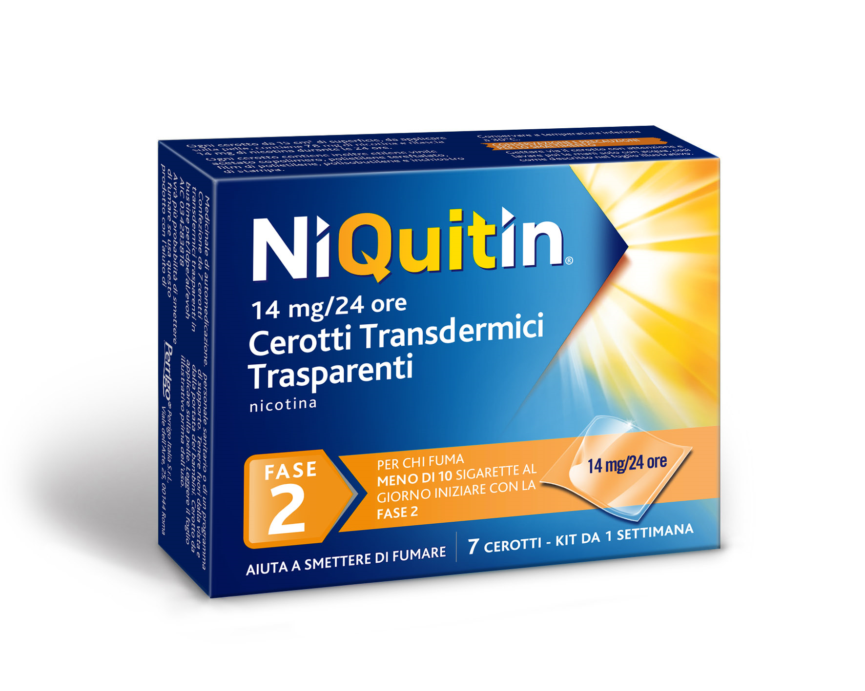NIQUITIN*7CER TRANSD 14MG/24H - pharmaonline24.it