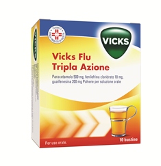 VICKS FLU TRIPLA A*OS 10BUST - pharmaonline24.it