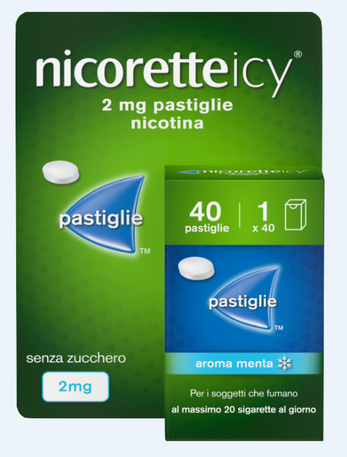 NICORETTEICY*40PAST 2MG - pharmaonline24.it