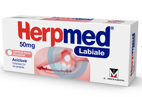 HERPMED LABIALE*2CPR BUCC 50MG - pharmaonline24.it