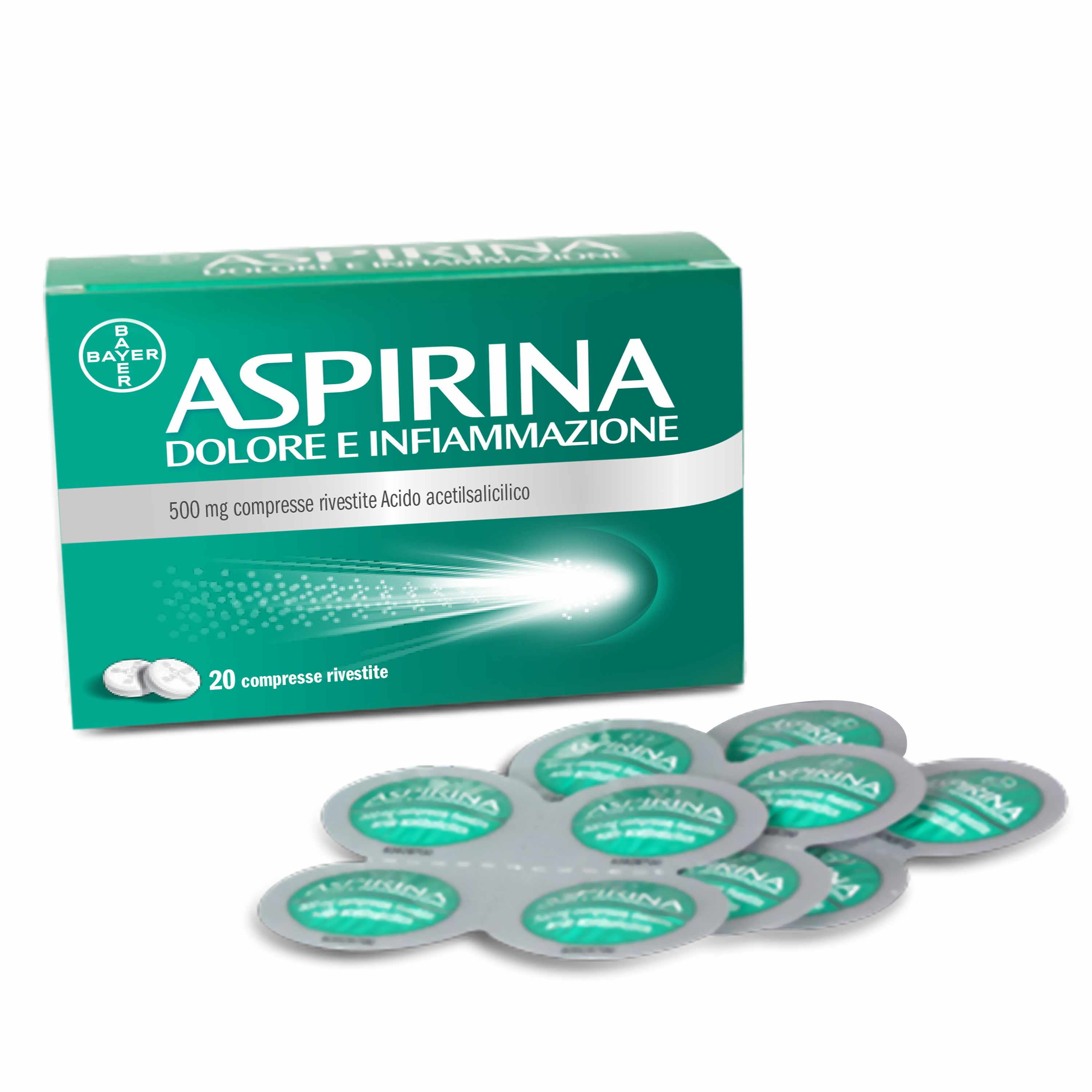 ASPIRINA DOLORE INF*20CPR500MG - pharmaonline24.it