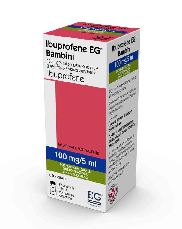 IBUPROFENE EG*BB 150ML FRAGOLA - pharmaonline24.it
