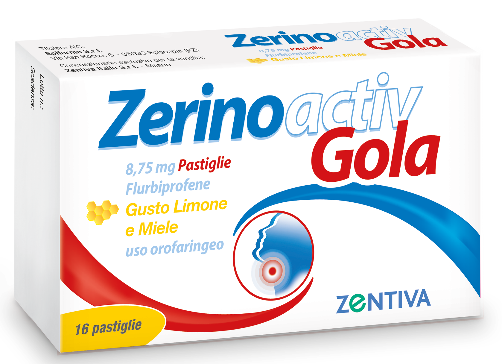 ZERINOACTIV GOLA*16PASTL LIM M - pharmaonline24.it
