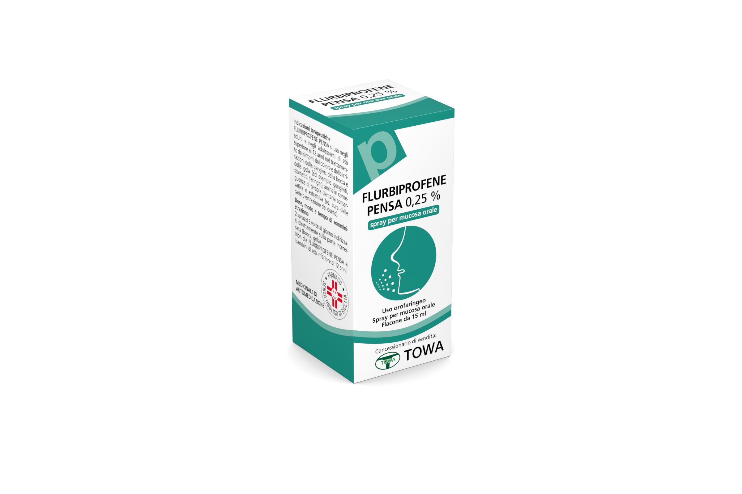 FLURBIPROFENE PE*OS SPRAY 15ML - pharmaonline24.it