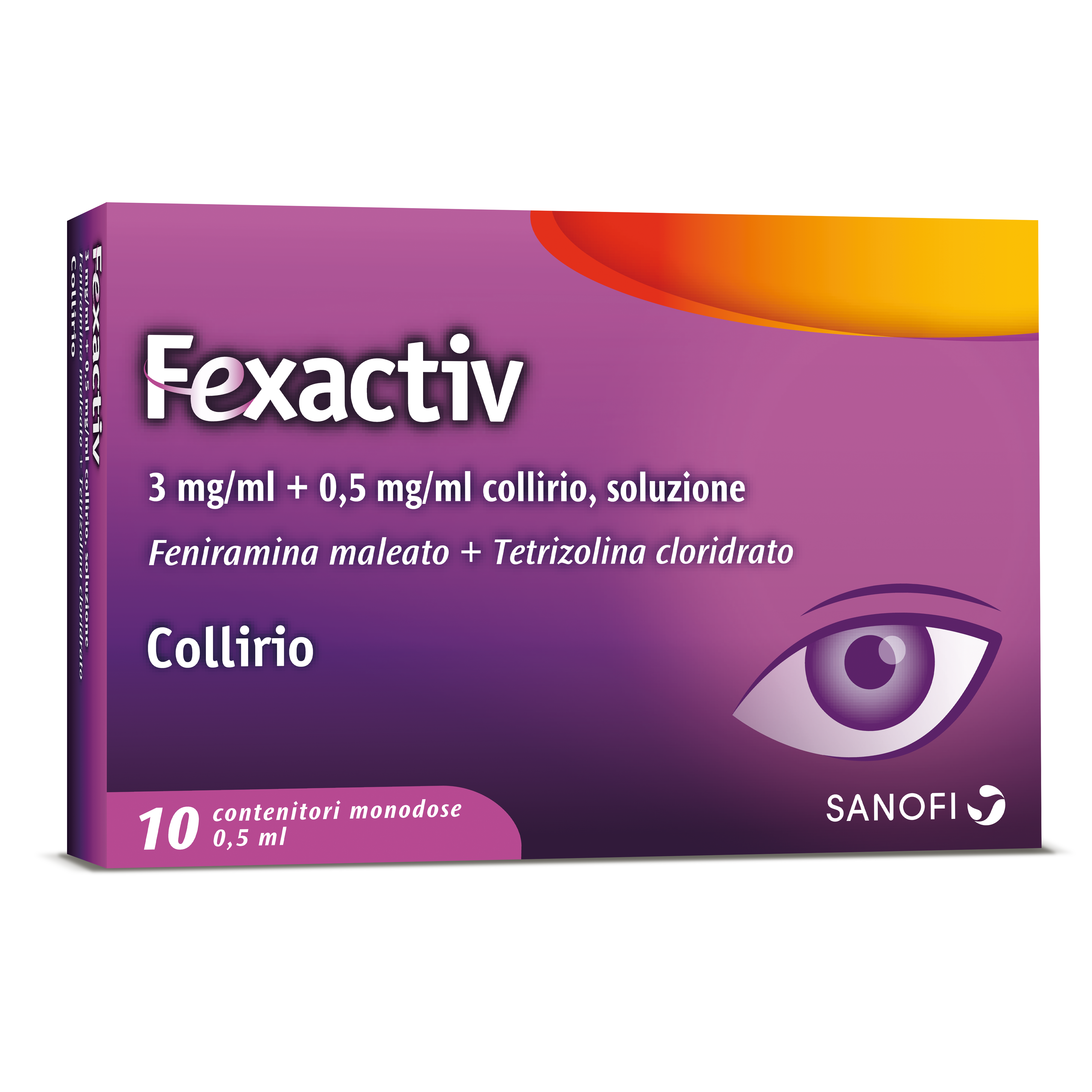 FEXACTIV*COLLIRIO 10FL 0,5ML - pharmaonline24.it
