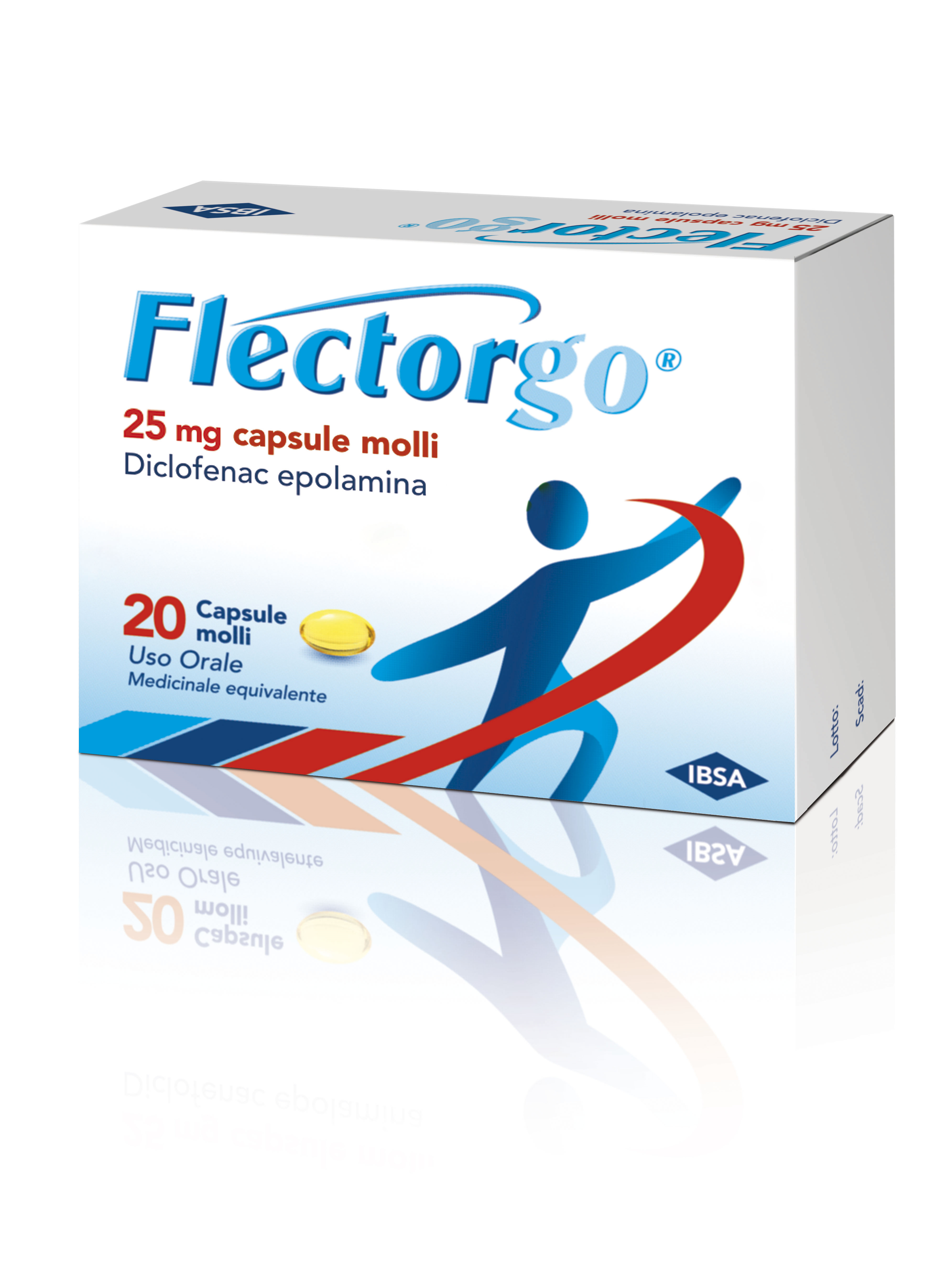 FLECTORGO*20CPS MOLLI 25MG - pharmaonline24.it