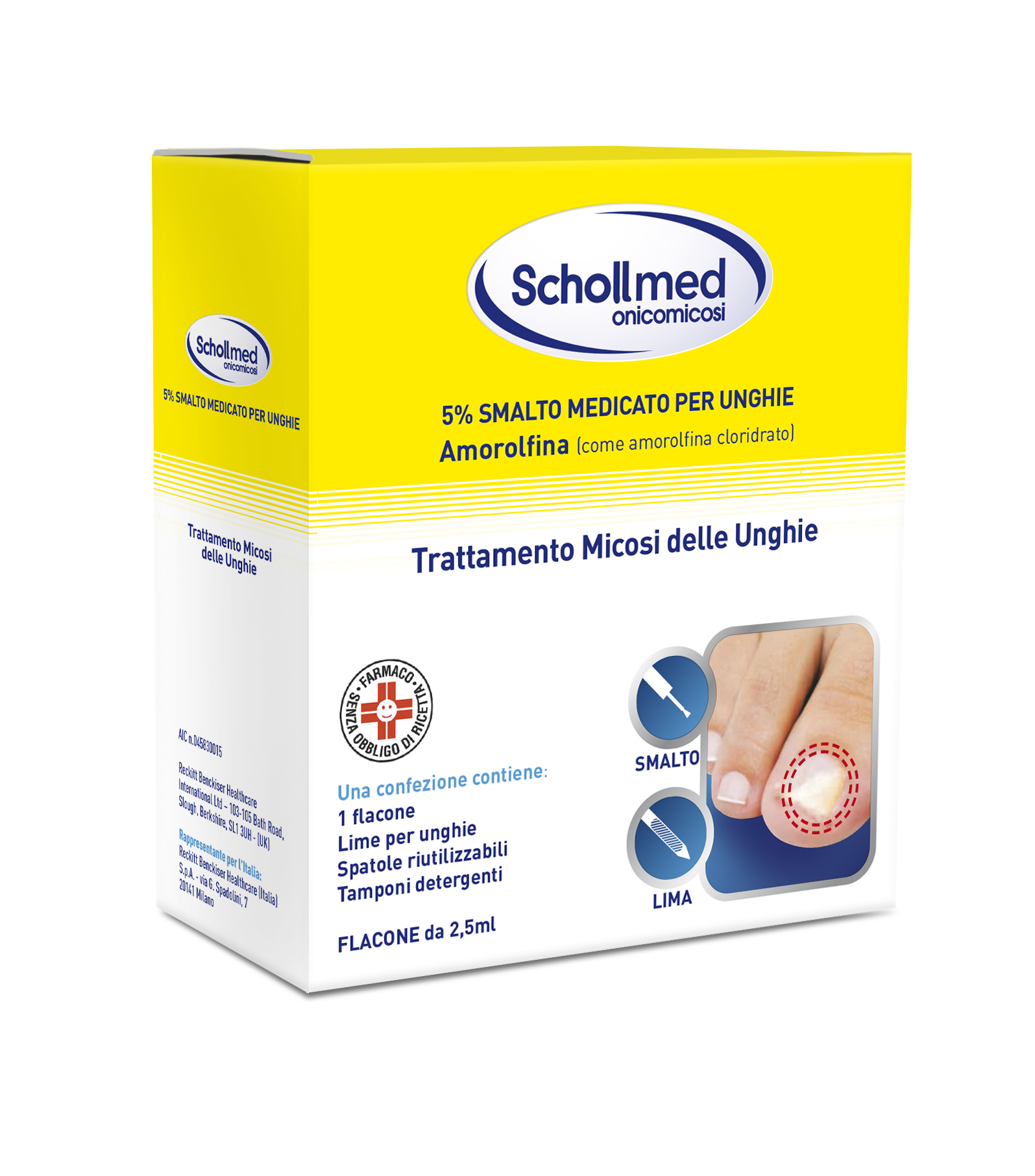 SCHOLLMED ONICOMICOSI*2,5ML 5% - pharmaonline24.it