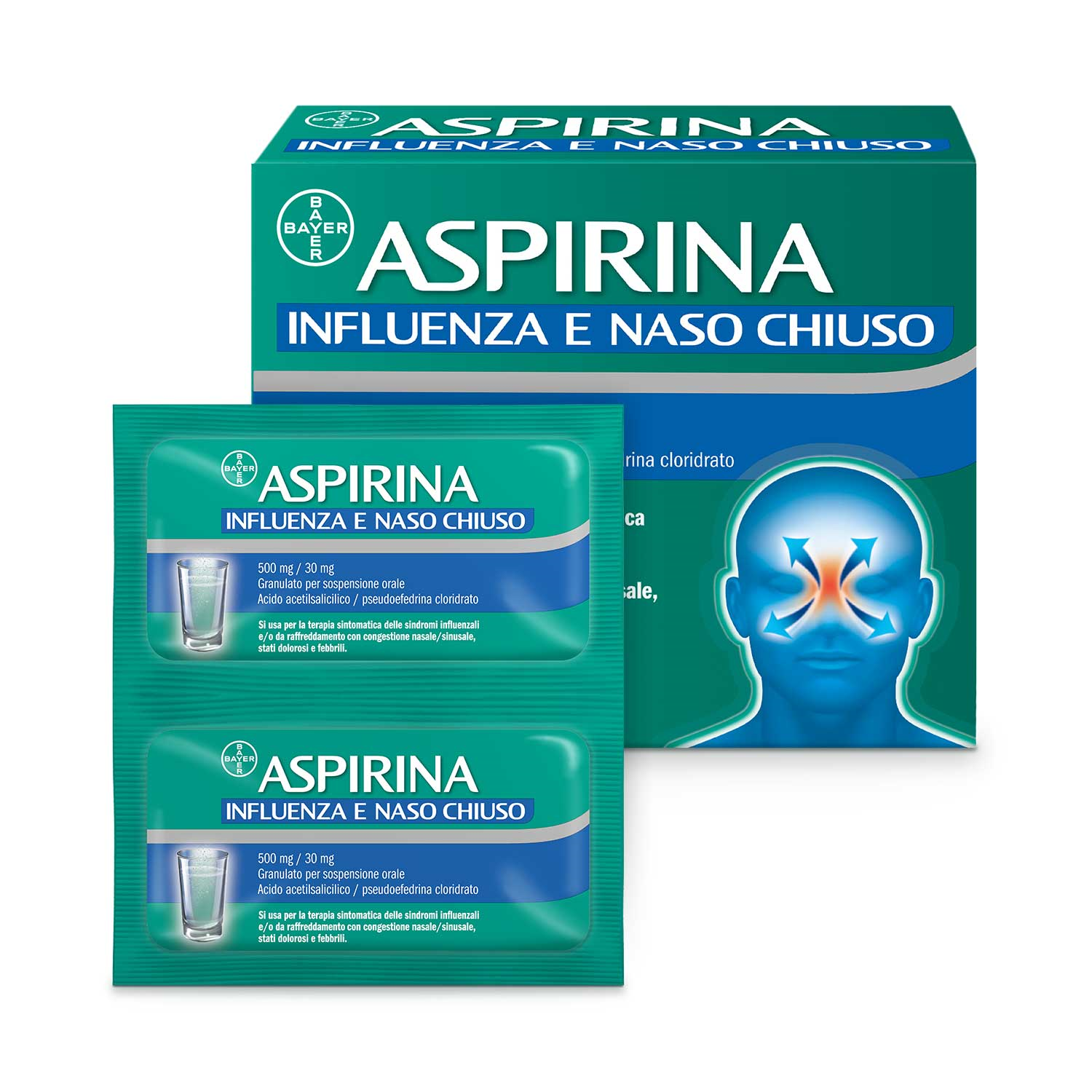 ASPIRINA INFLUENZA E NASO C*20 - pharmaonline24.it