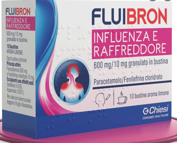 FLUIBRON INFLUENZA E RAFF*10BS - pharmaonline24.it