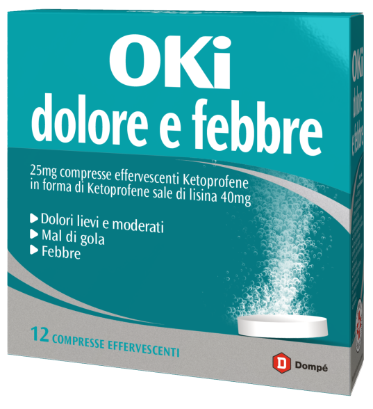 OKI DOLORE E FEBBRE*12CPR EFF - pharmaonline24.it