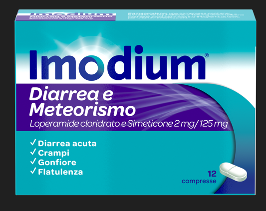 IMODIUM DIARREA E METEOR*12CPR - pharmaonline24.it