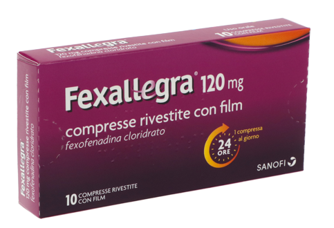 FEXALLEGRA*10CPR RIV 120MG - pharmaonline24.it