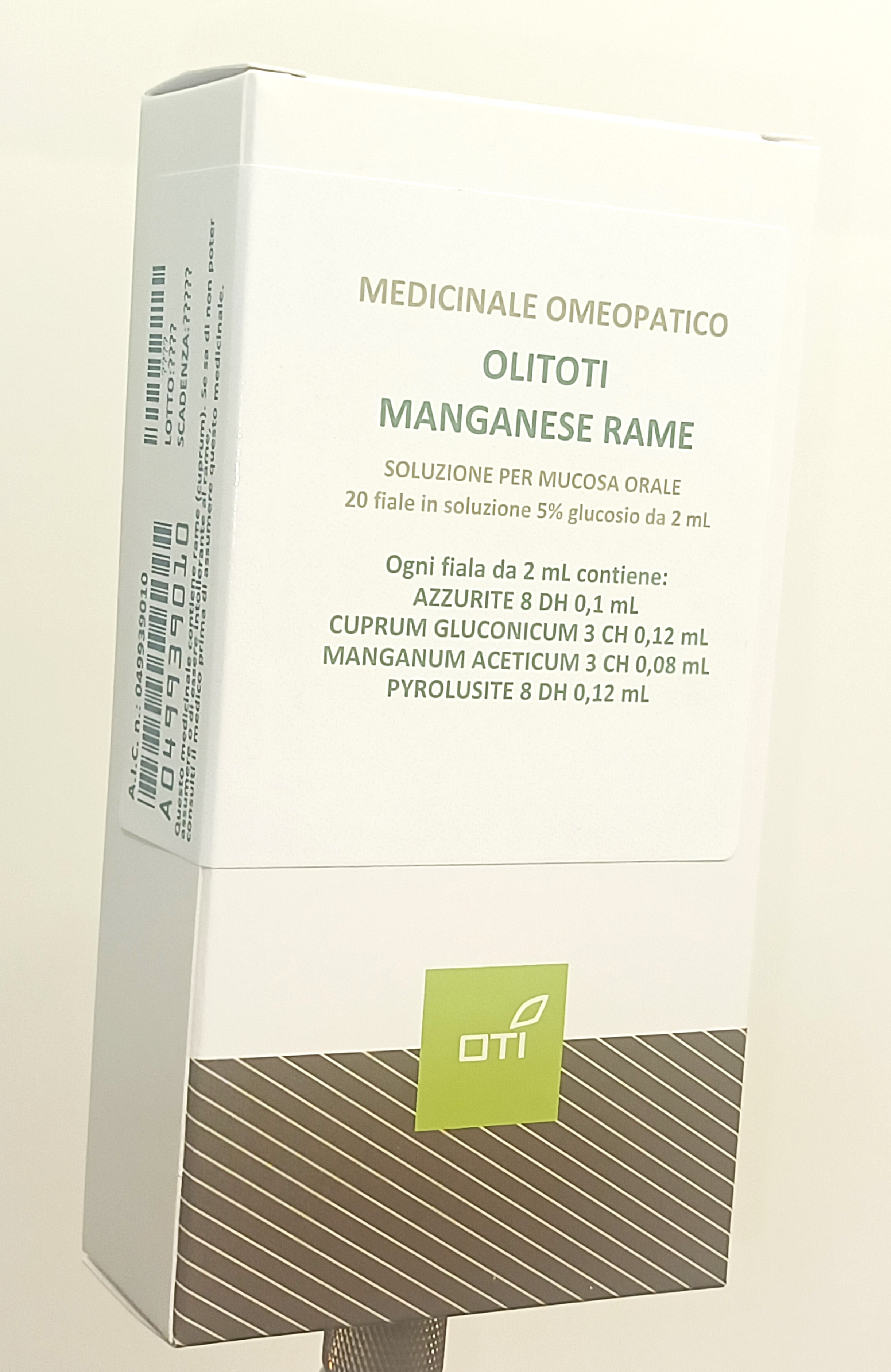 OLITOTI MANGANESE RAME*OS 20F - pharmaonline24.it