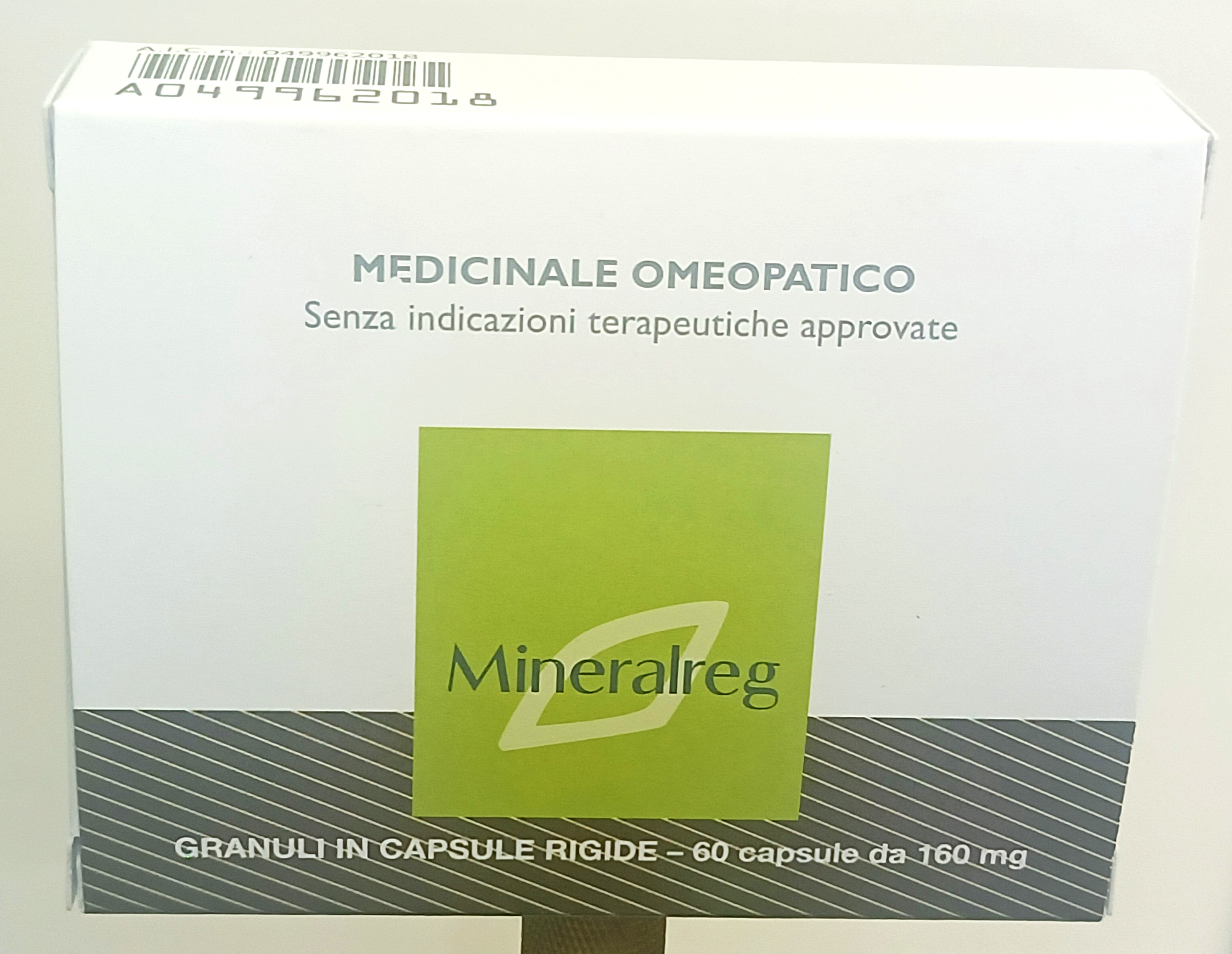 MINERALREG*60CPS 160MG - pharmaonline24.it