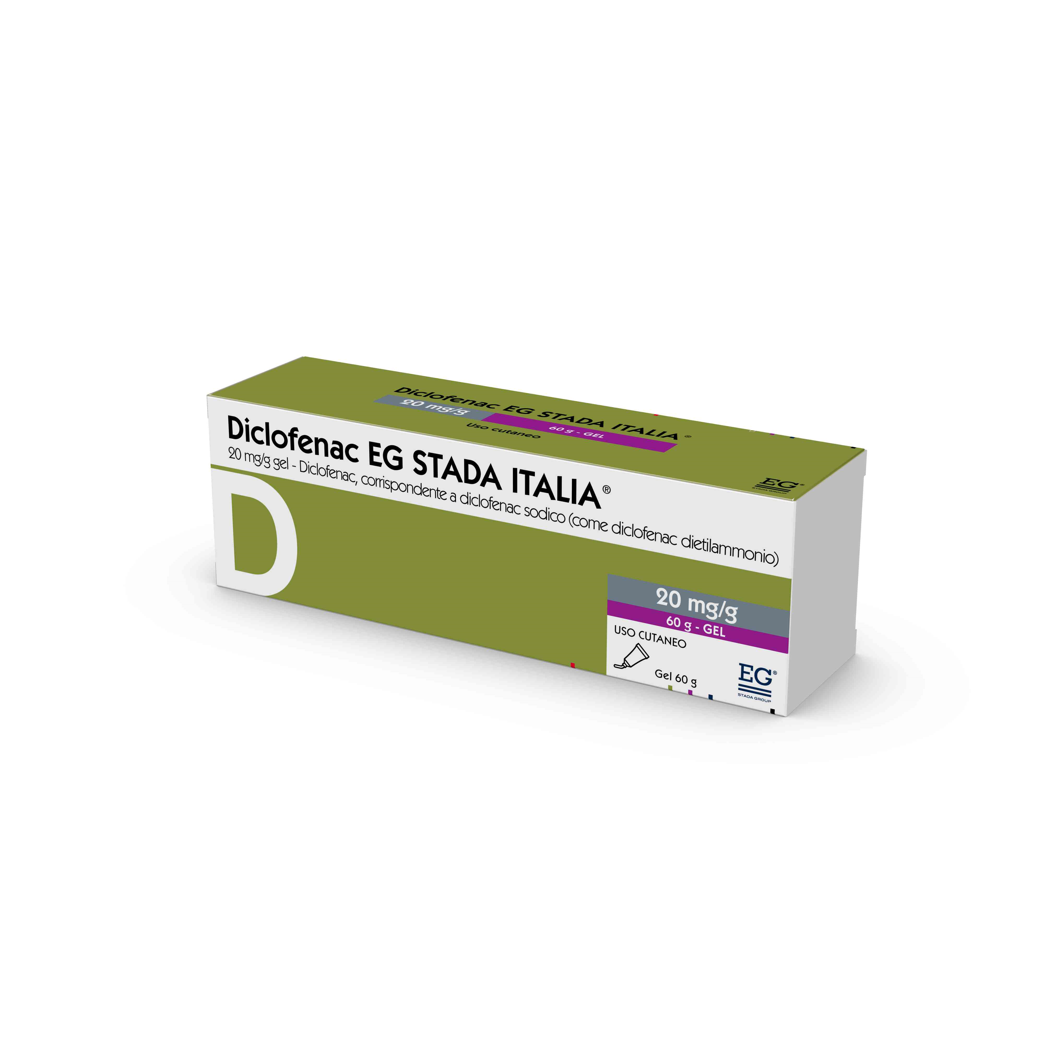 DICLOFENAC EG*GEL 60G 20MG/G - pharmaonline24.it