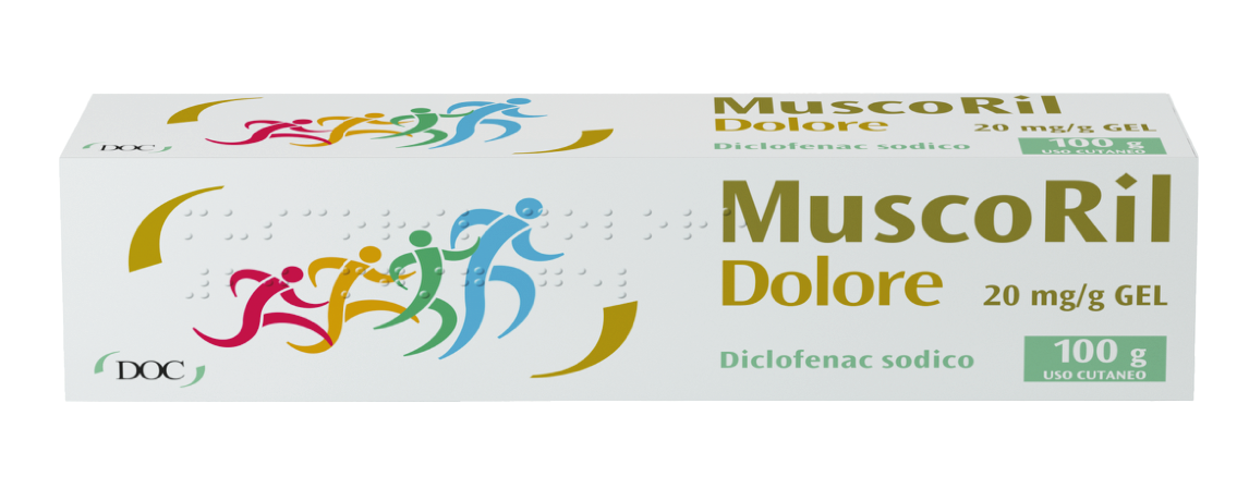 MUSCORIL DOLORE*GEL100G 20MG/G - pharmaonline24.it